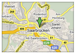 Google Map Saarbrücken
